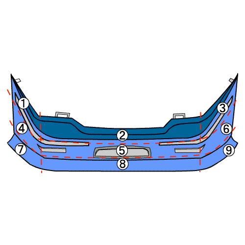 バモス ABA-HM2 フロントバンパーASSY B92P 71101-S8R-030ZH