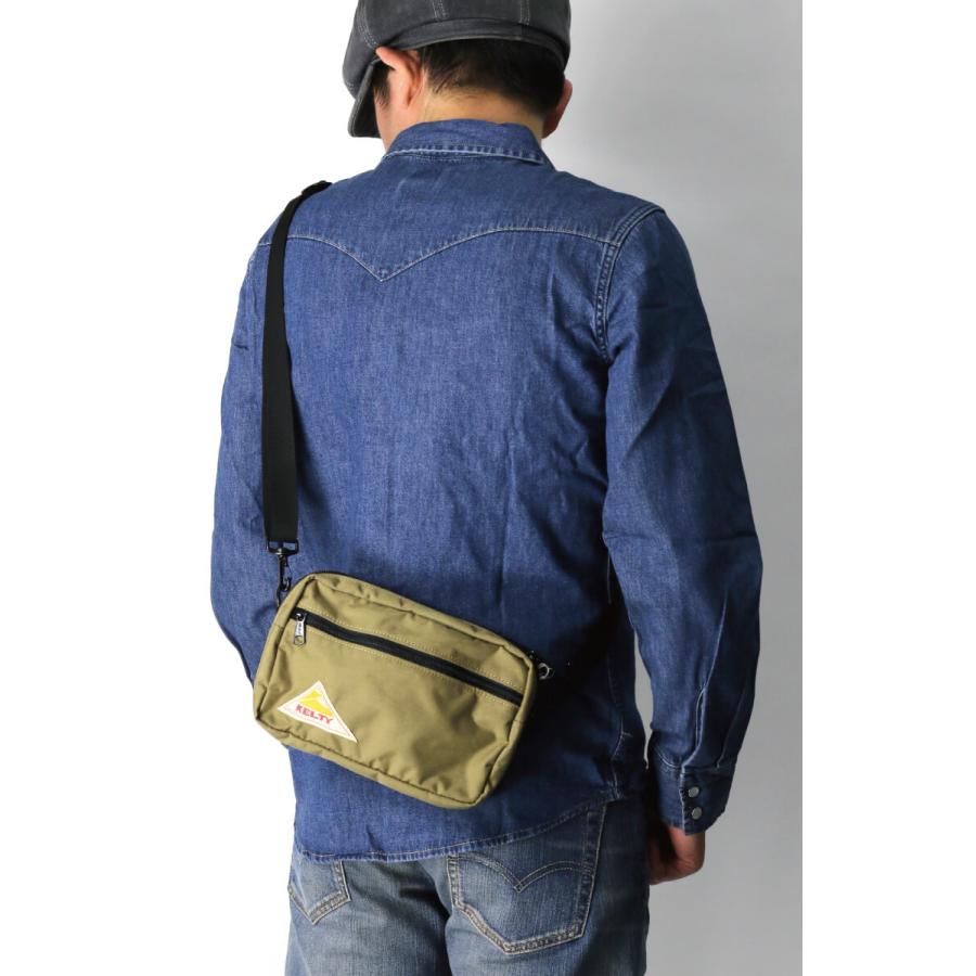 KELTY (ケルティ) レクタングル ジップ ショルダーバッグ ポーチ