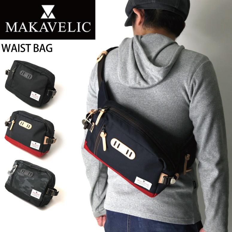 (マキャベリック) MAKAVELIC WAIST BAG ボディバッグ ウエストバッグ｜retom