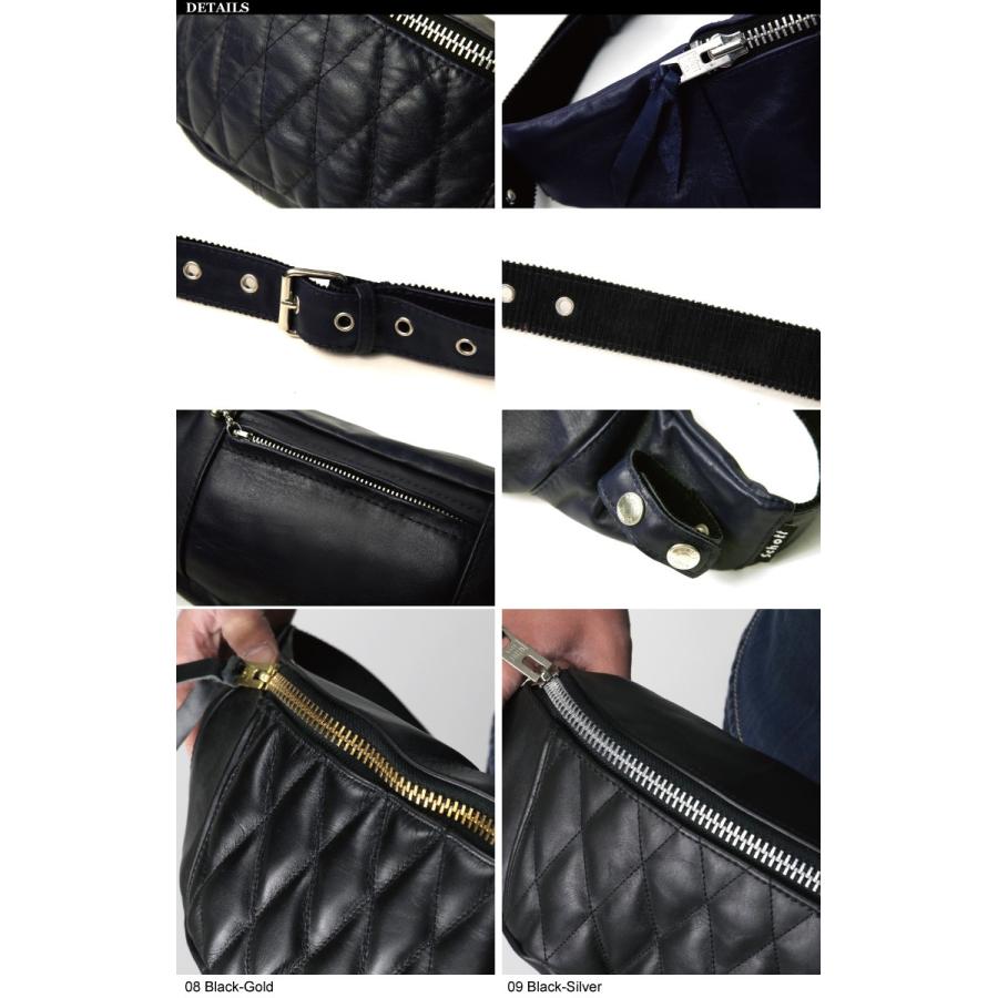 Schott N.Y.C (ショット) パデット レザー バナナ ボディバッグ Schott N.Y.C (ショット) パデット レザー バナナ ボディバッグ