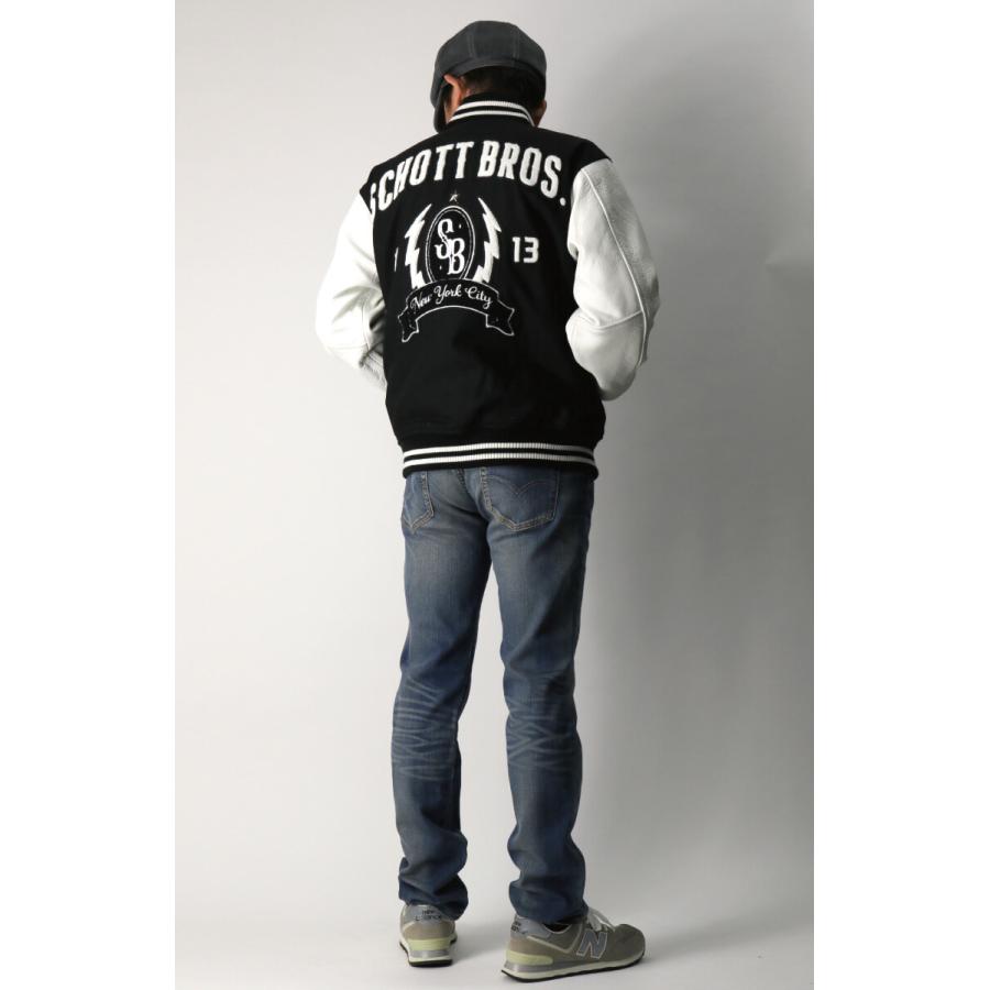 Schott N.Y.C (ショット) メルトン スタジアム ジャケット Schott N.Y.C (ショット) メルトン スタジアム ジャケット