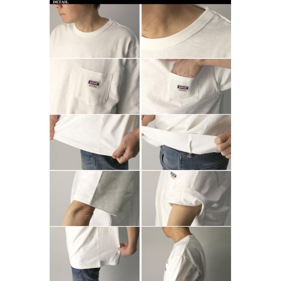(ショット) Schott ショートスリーブ ワーク レーベル ポケット Tシャツ クルーネック カットソー メンズ レディース 【父の日 プレゼント】｜retom｜08
