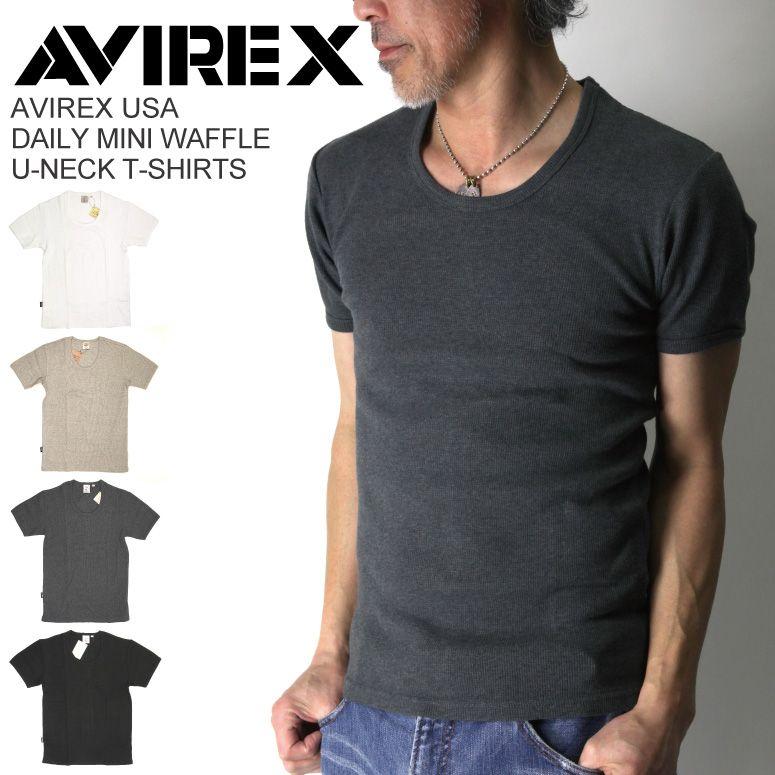 アビレックス Avirex アヴィレックス デイリー ミニワッフル U ネック Tシャツ メンズ Retom 通販 Yahoo ショッピング