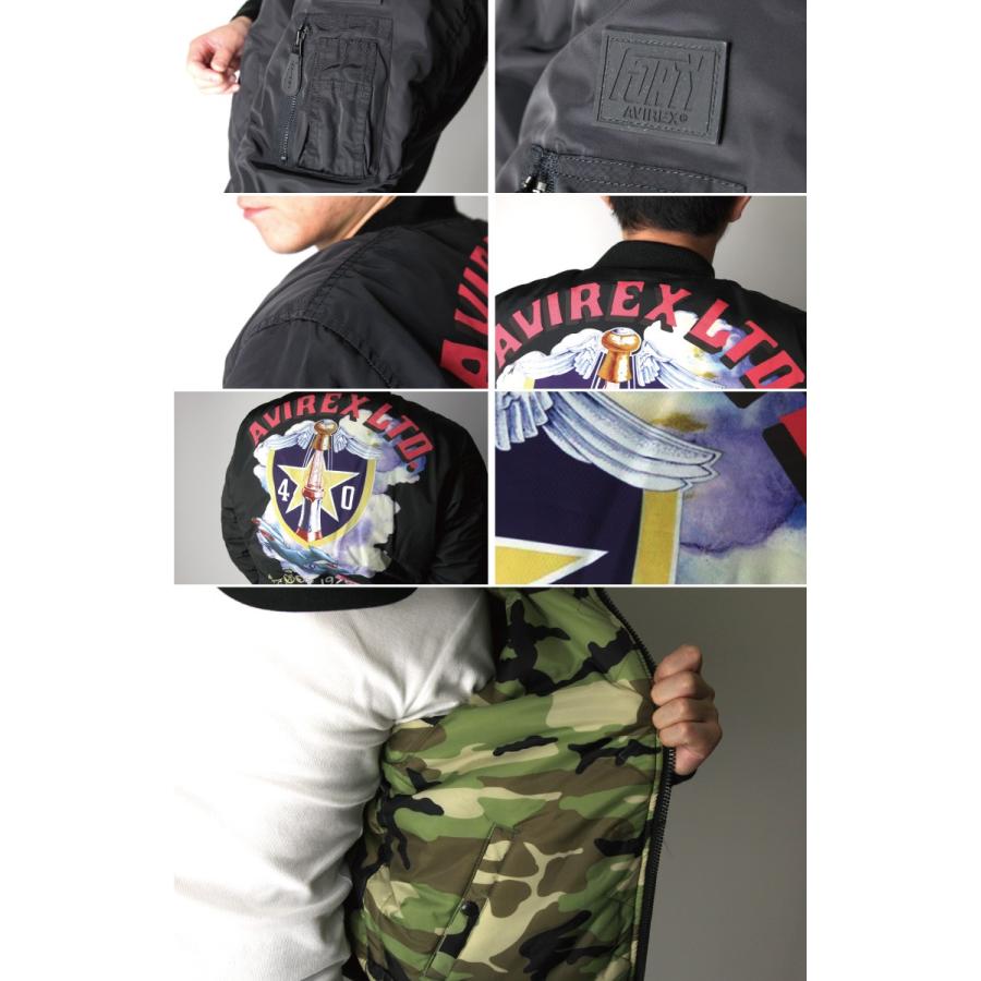 AVIREX MA-1 40周年 FORTYモデル AVIREX 革ジャン MA−1 40周年記念