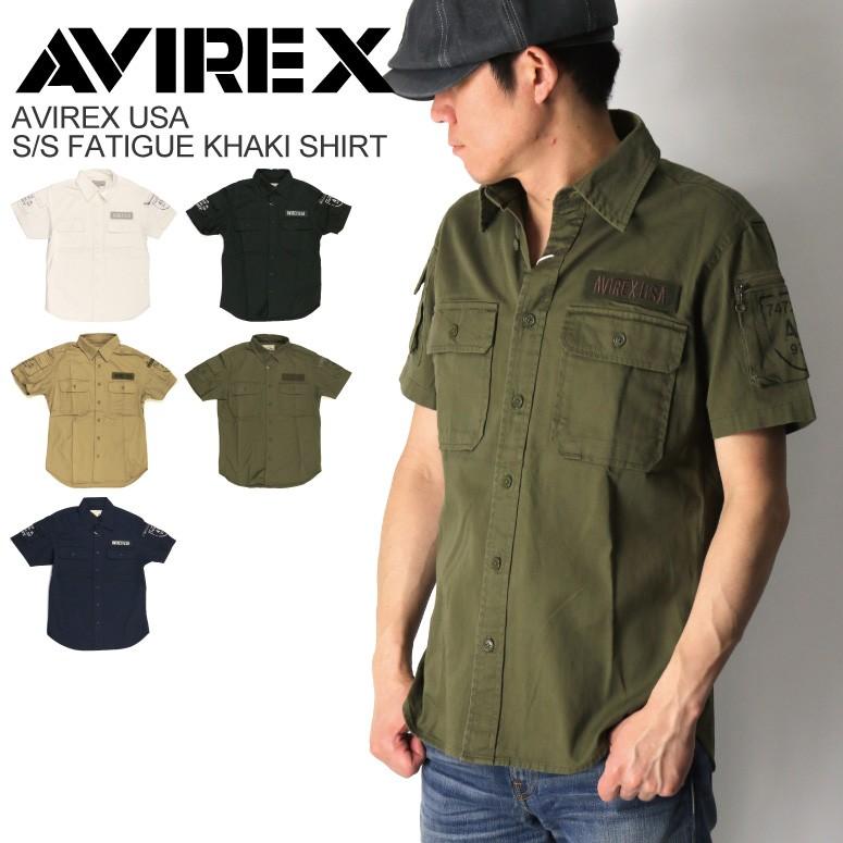 アビレックス Avirex アヴィレックス ファティーグ カーキ シャツ ミリタリーシャツ 半袖 メンズ レディース Retom 通販 Yahoo ショッピング