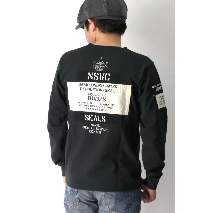 AVIREX (アビレックス) アヴィレックス ロングスリーブ ワッペン