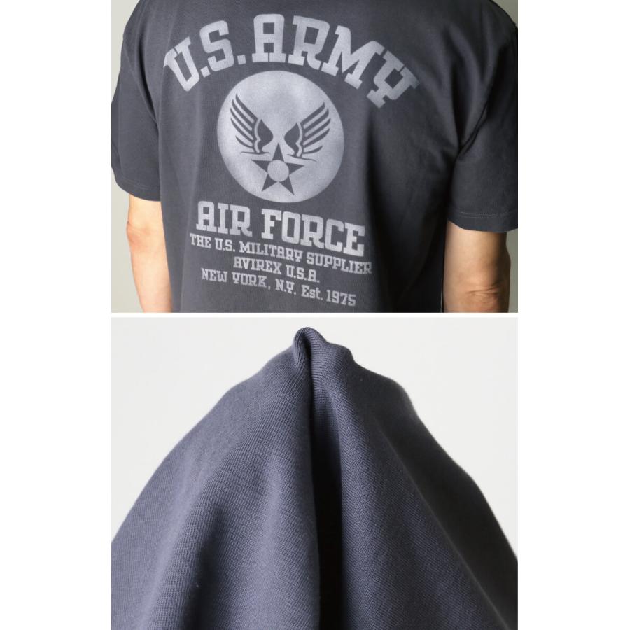 AVIREX (アビレックス) ミリタリー ステンシル Tシャツ US