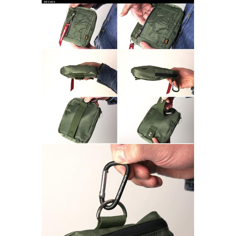 ★Alpha industries ウエストポーチ ミリタリー バッグ オリーブ Alpha Industries ALPHA アルファ ウエストバッグ ボディー