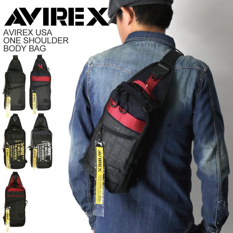 AVIREX アヴィレックス レザー ヒップバッグ ボディバッグ ワンショルダー アビレックス) AVIREX アヴィレックス ワンショルダー ボディ