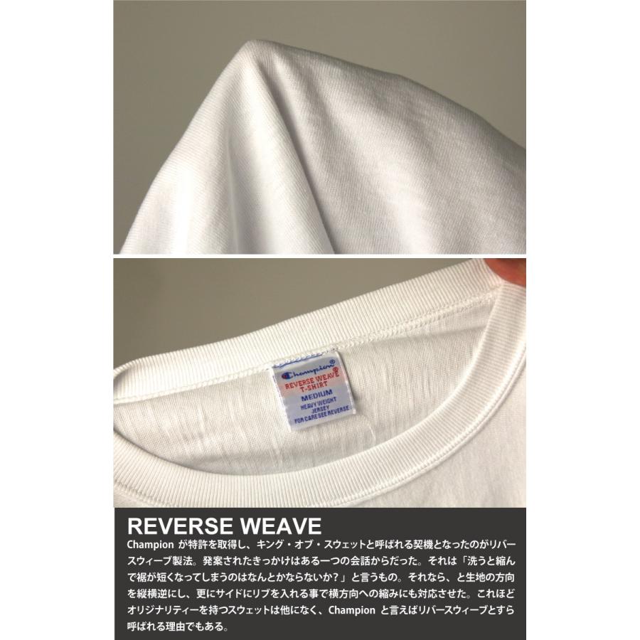 Champion (チャンピオン) リバースウィ―ブ ポケット Tシャツ