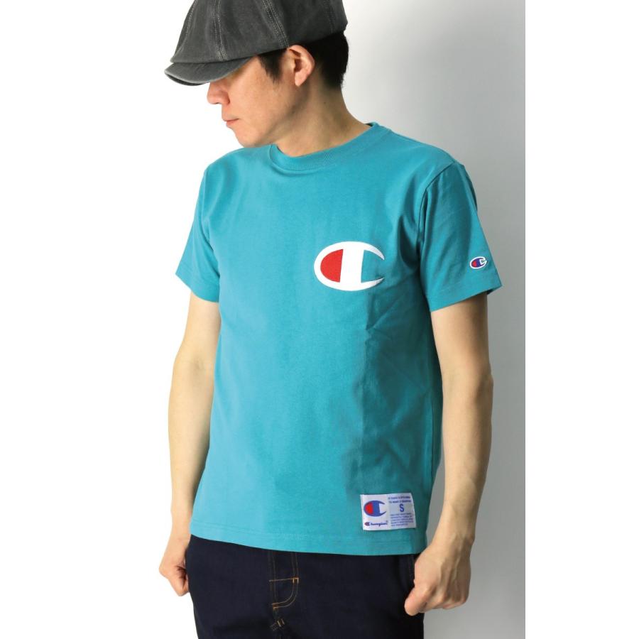 (チャンピオン) Champion ビッグロゴ Tシャツ ショートスリーブ カットソー メンズ レディース｜retom｜06