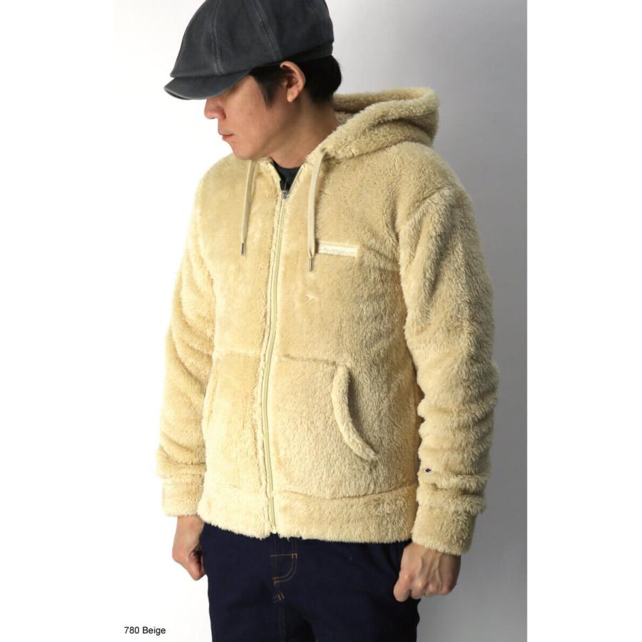 Champion（チャンピオン） ボア フリース ジップ フーディ ジャケット