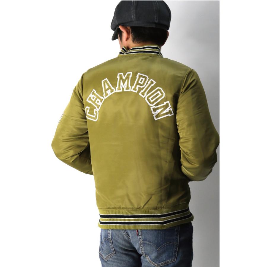 Champion (チャンピオン) ビッグロゴ ベースボール ジャケット Champion (チャンピオン) ビッグロゴ ベースボール ジャケット