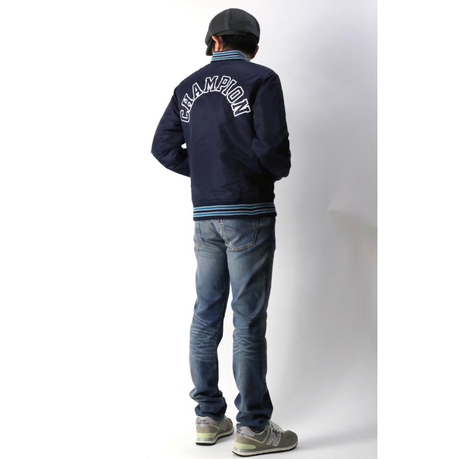 Champion (チャンピオン) ビッグロゴ ベースボール ジャケット