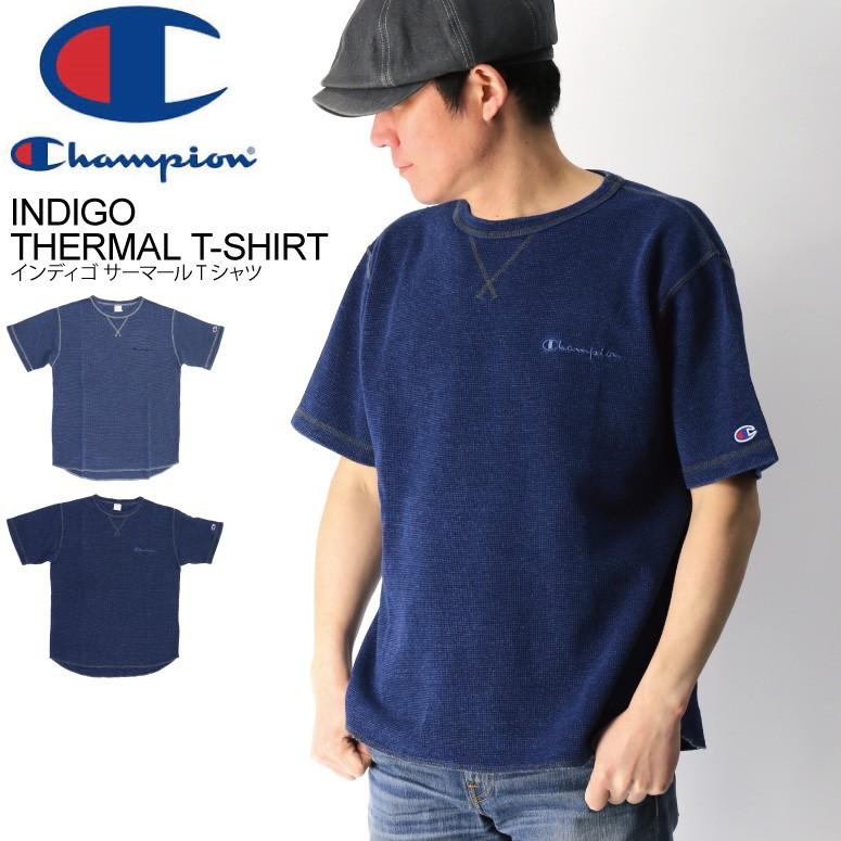 20 Off チャンピオン Champion インディゴ サーマル Tシャツ カットソー メンズ レディース C3 P347 Retom 通販 Yahoo ショッピング