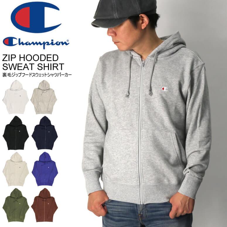 Champion (チャンピオン) フルジップ フード スウェット シャツ Champion (チャンピオン) フルジップ フード スウェット シャツ