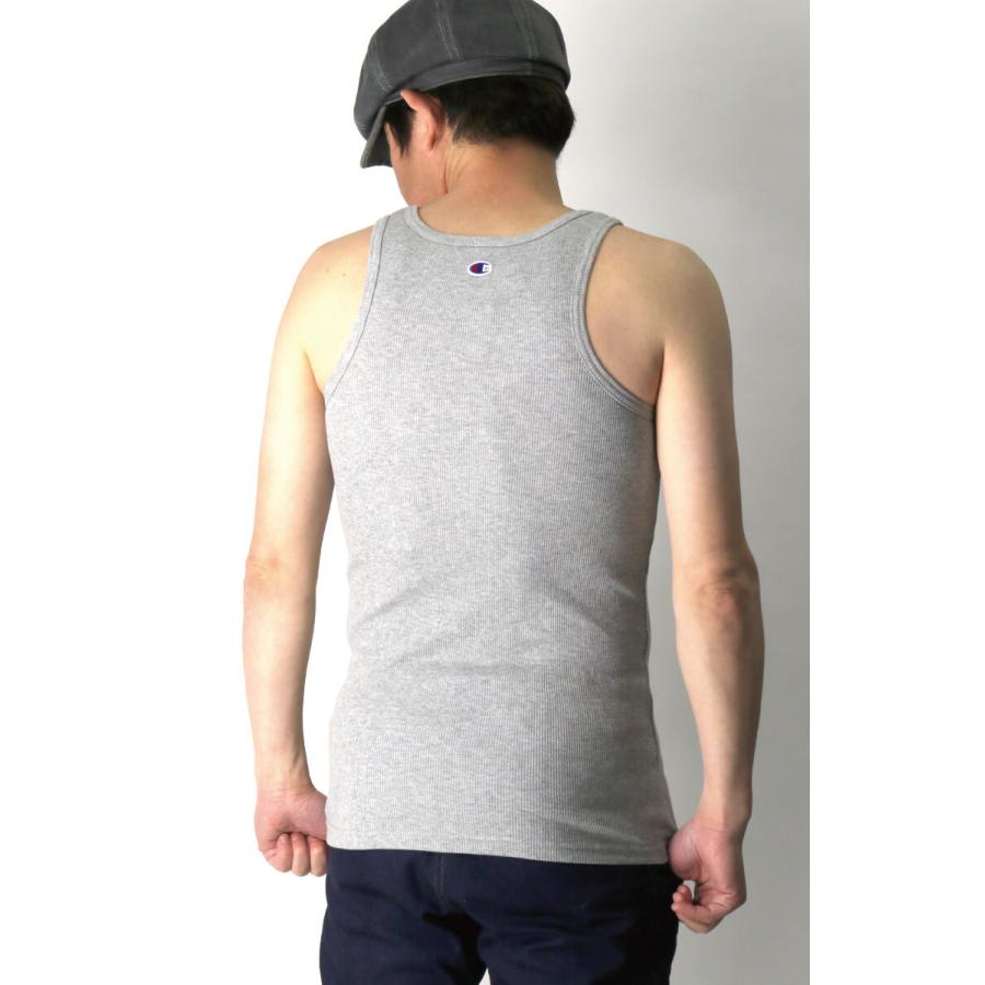 Champion（チャンピオン） タンクトップ ノースリーブ テレコ素材