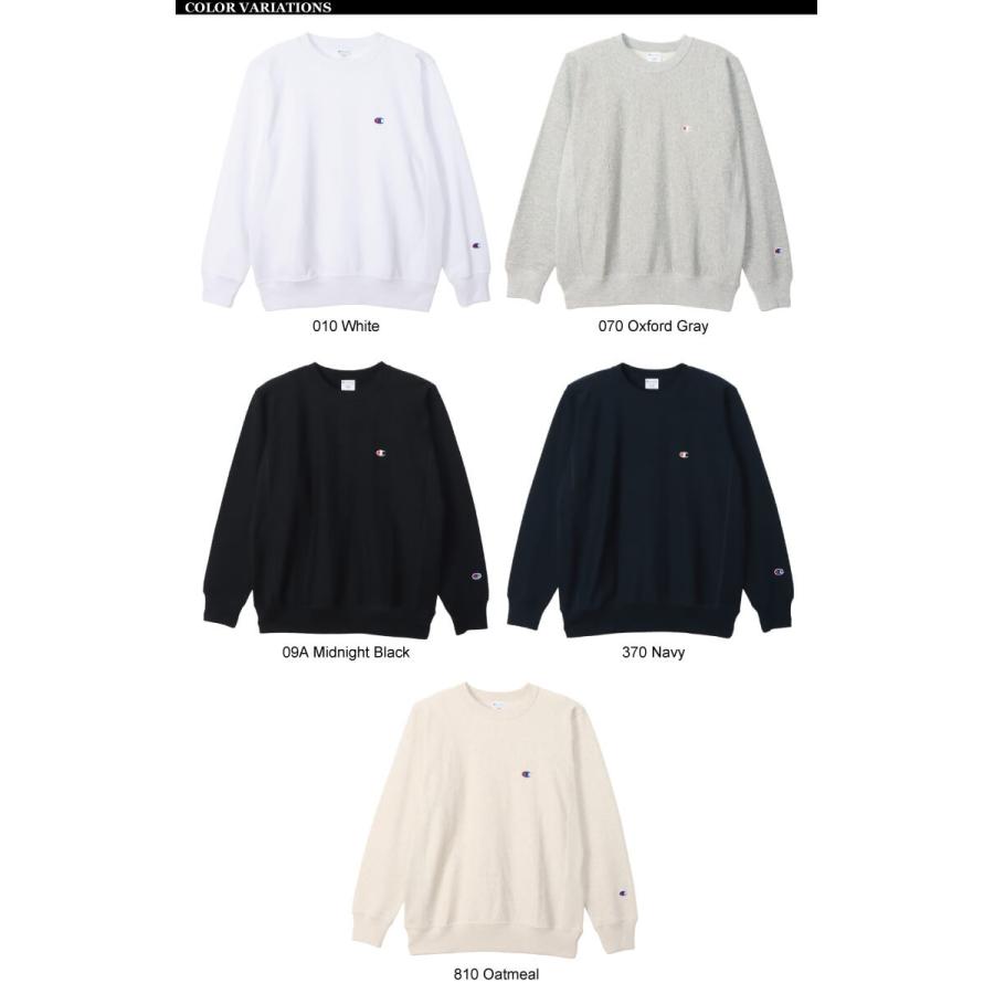 Champi【 チャンピオン】リバースウィーブ-クルーネックスウェット Champion (チャンピオン) リバースウィーブ クルーネック