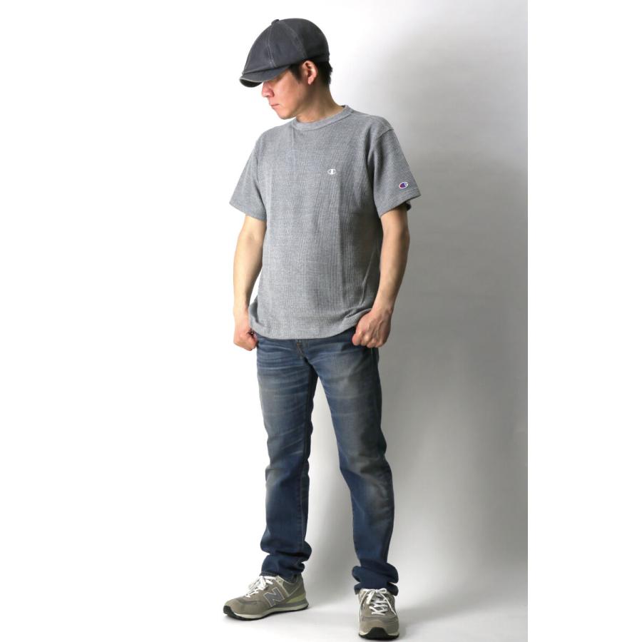 【  Jeans】チャンキーワッフル シャツ ＆ ショーツ Champion (チャンピオン) ショートスリーブ【ワッフル】Tシャツ