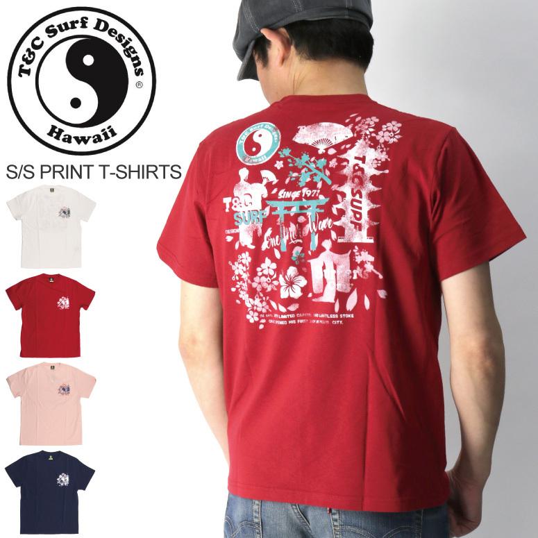 ティー シー T C Surf Designs ショートスリーブ プリント Tシャツ サーファー Tシャツ ハワイアン Tシャツ サーフ デザイン メンズ レディース Dm2232 Retom 通販 Yahoo ショッピング