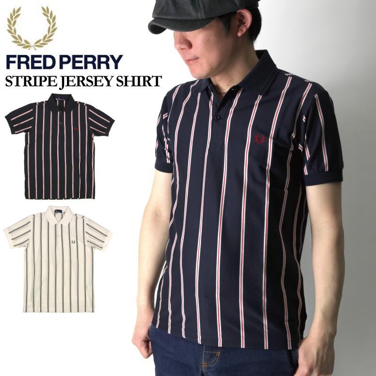 FRED PERRY ブラックポロシャツ ストライプ付き FRED PERRY ストライプトリム ポロシャツ 通販 - FARFETCH