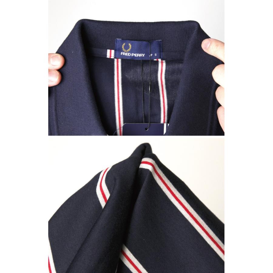 FRED PERRY ストライプジャージ FRED PERRY (フレッドペリー) ストライプ ジャージ ボンバー