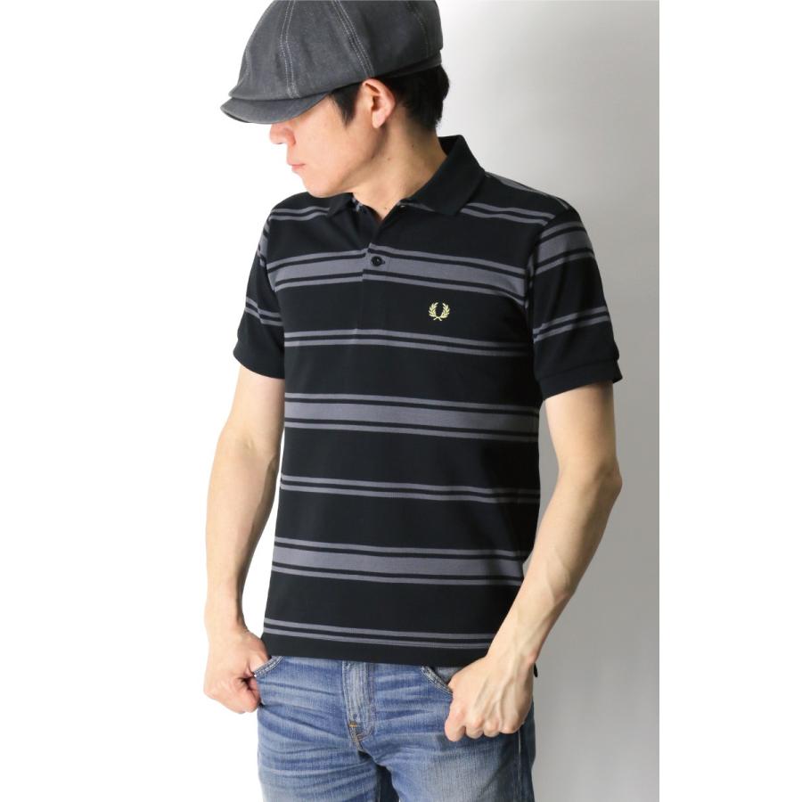 すぐ届く◆FRED PERRY◆クラシック鹿の子 ボーダー Tシャツ 楽天市場】FRED PERRY フレッドペリー Tシャツ STRIPED CUFF T