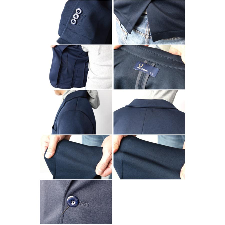 FRED PERRY (フレッドペリー) ジャージ テーラード ジャケット FRED PERRY (フレッドペリー) ジャージ テーラード ジャケット