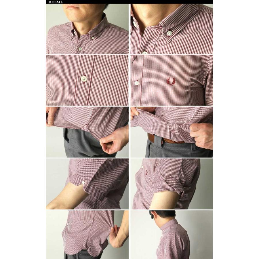 FRED PERRY (フレッドペリー) ギンガム ショートスリーブ シャツ