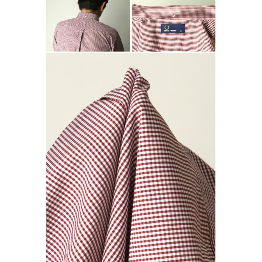 FRED PERRY (フレッドペリー) ギンガム ショートスリーブ シャツ
