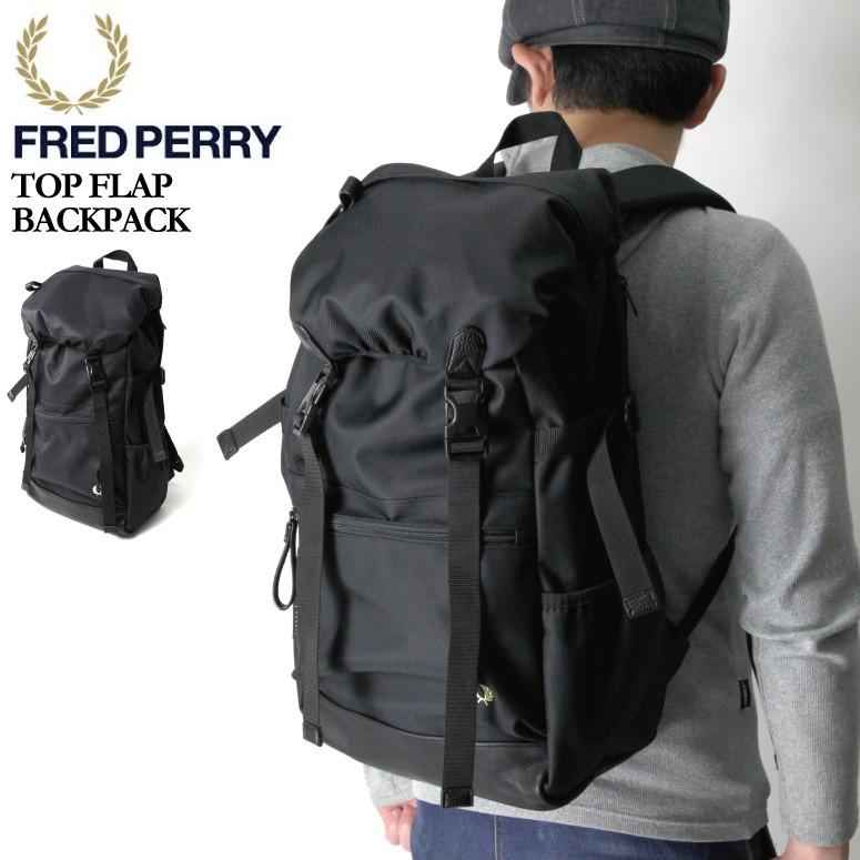 FRED PERRY (フレッドペリー) トップ フラップ バックパック FRED PERRY (フレッドペリー) トップ フラップ バックパック