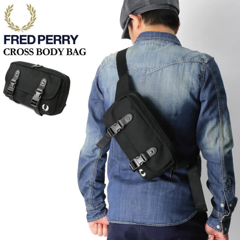 FRED PERRY (フレッドペリー) クロス ボディバッグ ウエスト FRED PERRY (フレッドペリー) クロス ボディバッグ ウエスト