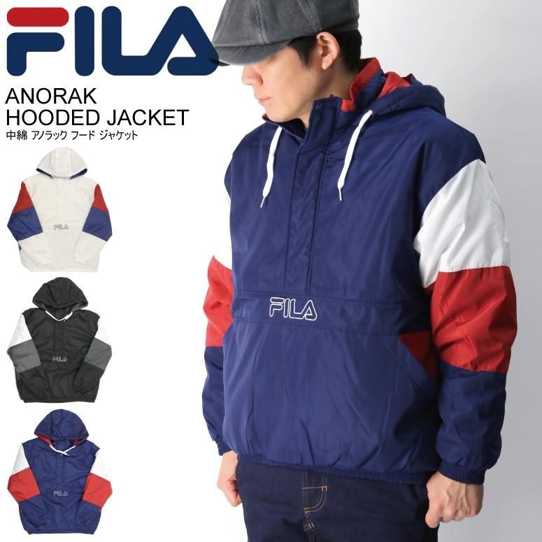 フィラ Fila 中綿入り アンロック フード ジャケット ハーフジップ パーカー メンズ レディース Fm5021 Retom 通販 Yahoo ショッピング