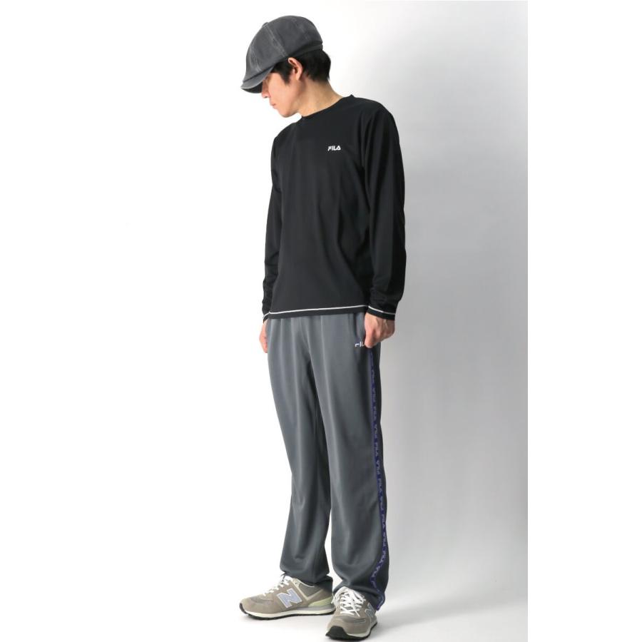 (フィラ) FILA ロゴテープ付き ジャージ パンツ メンズ レディース｜retom｜08