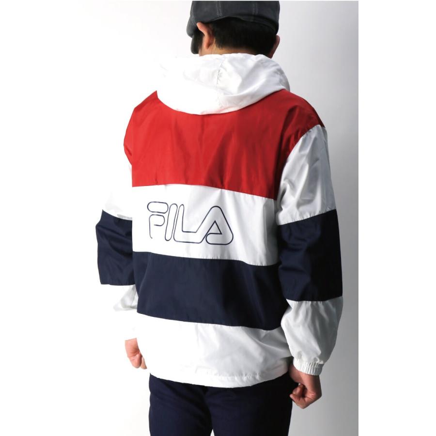 FILA (フィラ) 切り替え ジップフーディ フルジップ パーカー