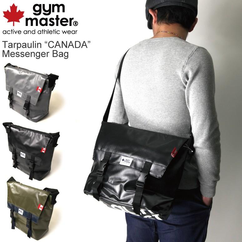 (ジムマスター) gym master ターポリン「カナダ」メッセンジャーバッグ ショルダーバッグ G452309retom 通販