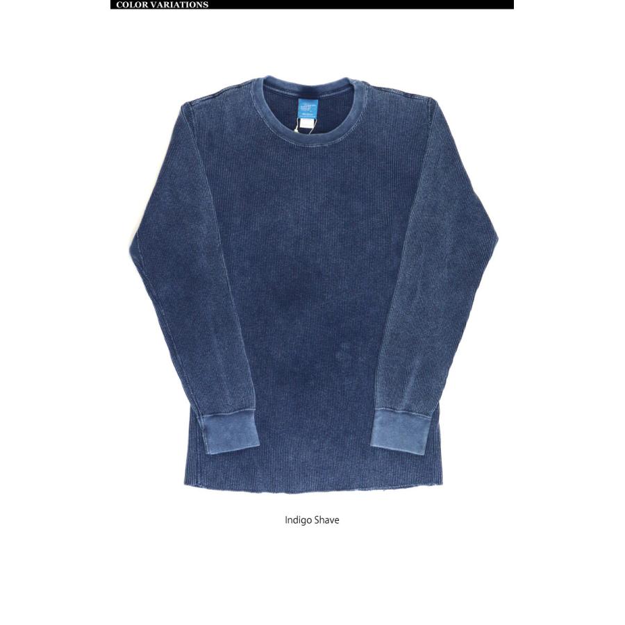 【新品】グッドオン　インディゴ　ロングスリーブ サーマルTシャツ　日本製　L GOOD ON（グッドオン） インディゴ ロングスリーブ サーマルT