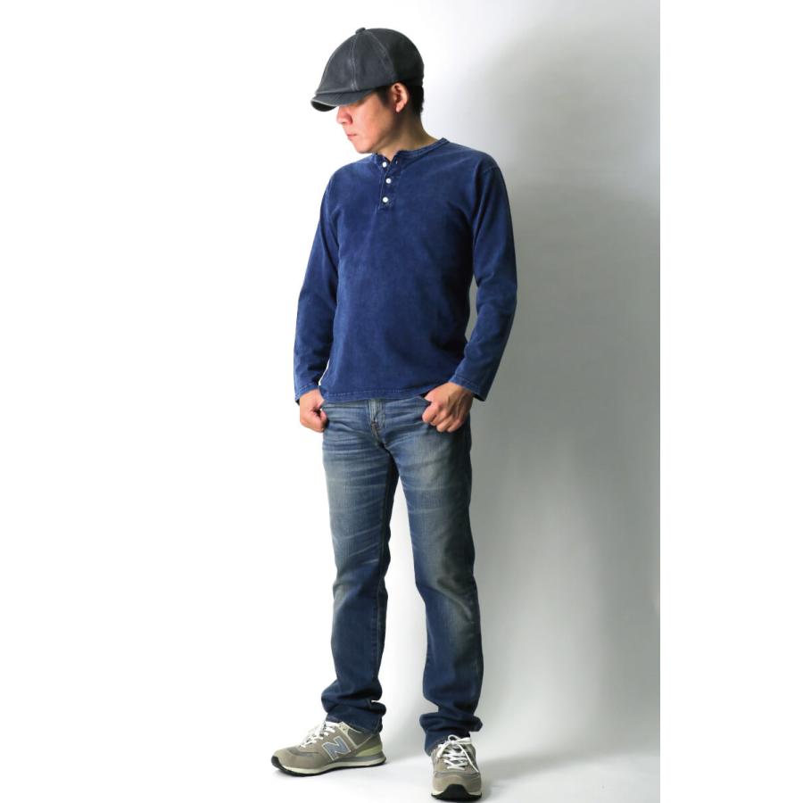 グッドオン) Good On ロングスリーブ ヘンリーネック Tシャツ