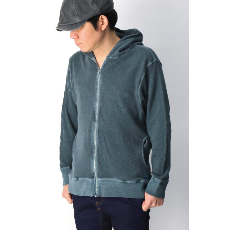 Good On　グッドオン　ジップパーカー　後染め　ロックミシン Good On グッドオン ジップパーカー 後染め ロックミシン - メルカリ