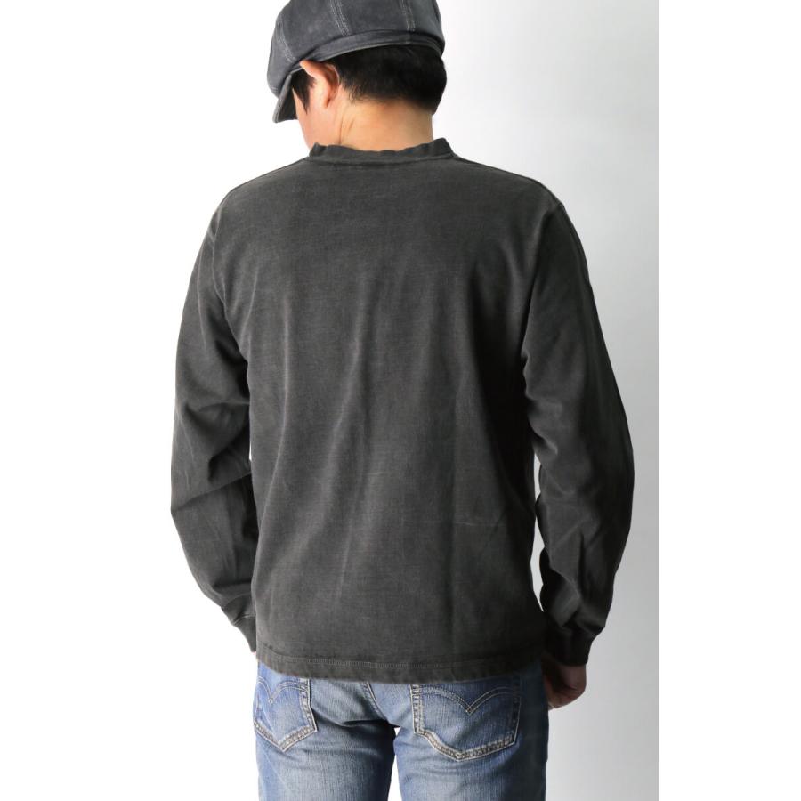 GOOD ON ヘンリーロンT。 ピグメントブラックM,。ヘビーオンス。 GOOD ON（グッドオン） L/S ヘビー ヘンリーT｜ROCOCO ONLINE STORE