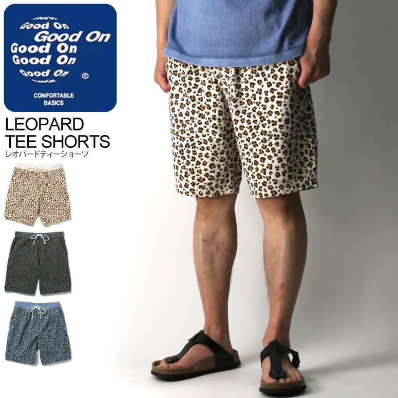 GOOD ENOUGH leopard short pants　ヒョウ柄　M GOODENOUGH ヒョウ柄 レオパード ファー ショート パンツ 七分丈