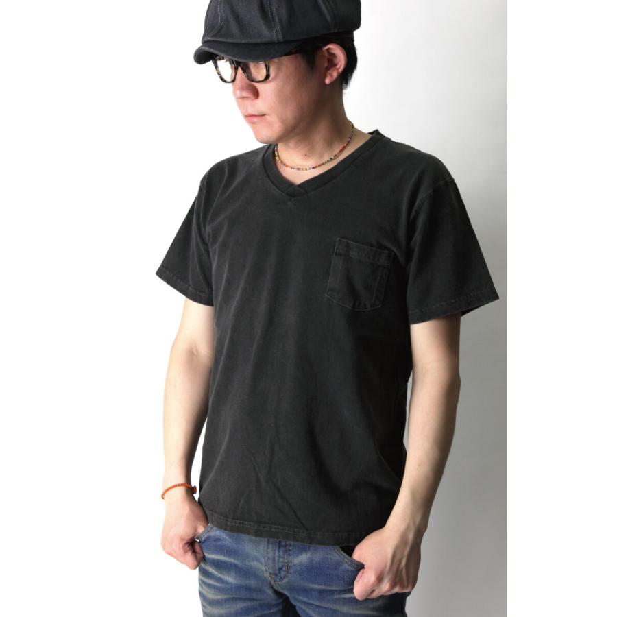 グッドオン) Good On ショートスリーブ Vネック カラー ポケット