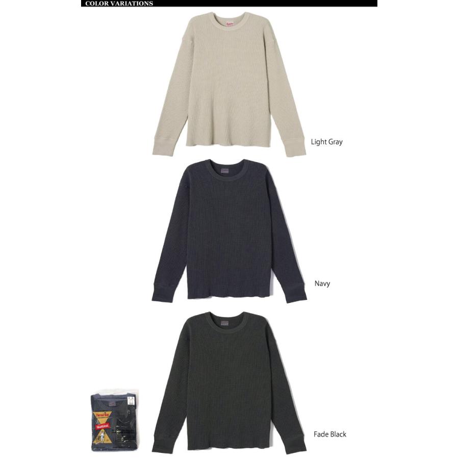Healthknit (ヘルスニット) 【サーマル キング】ワッフル クルー