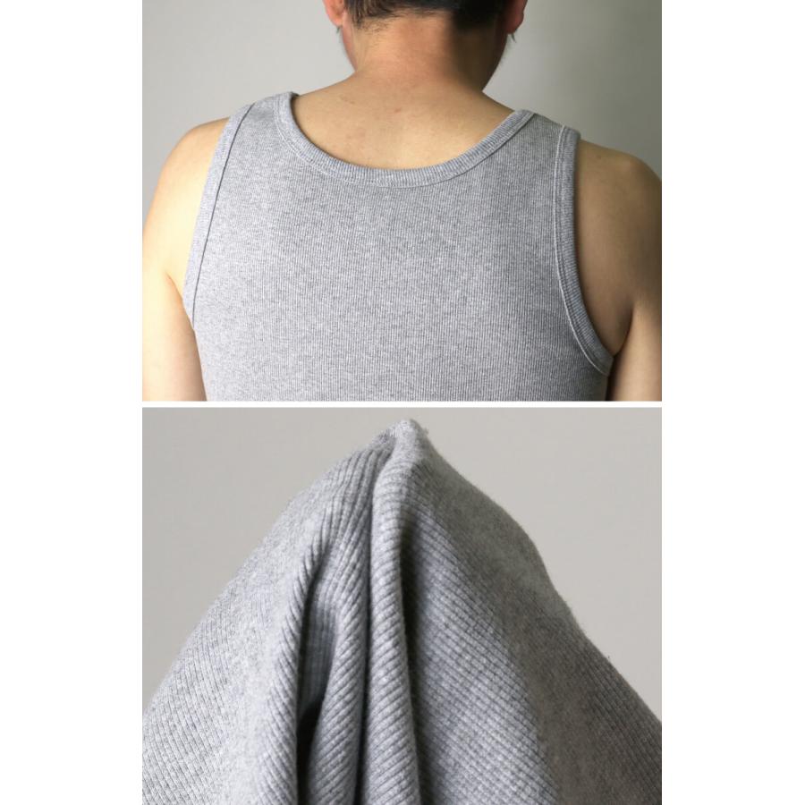 Healthknit (ヘルスニット) ヘビーウェイト リブ タンクトップ