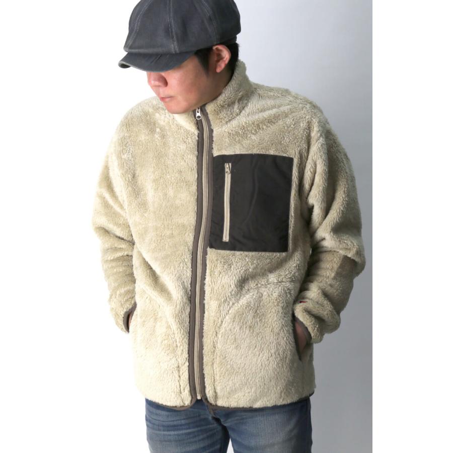 Healthknit（ヘルスニット） シェルパ フリース ジップジャケット