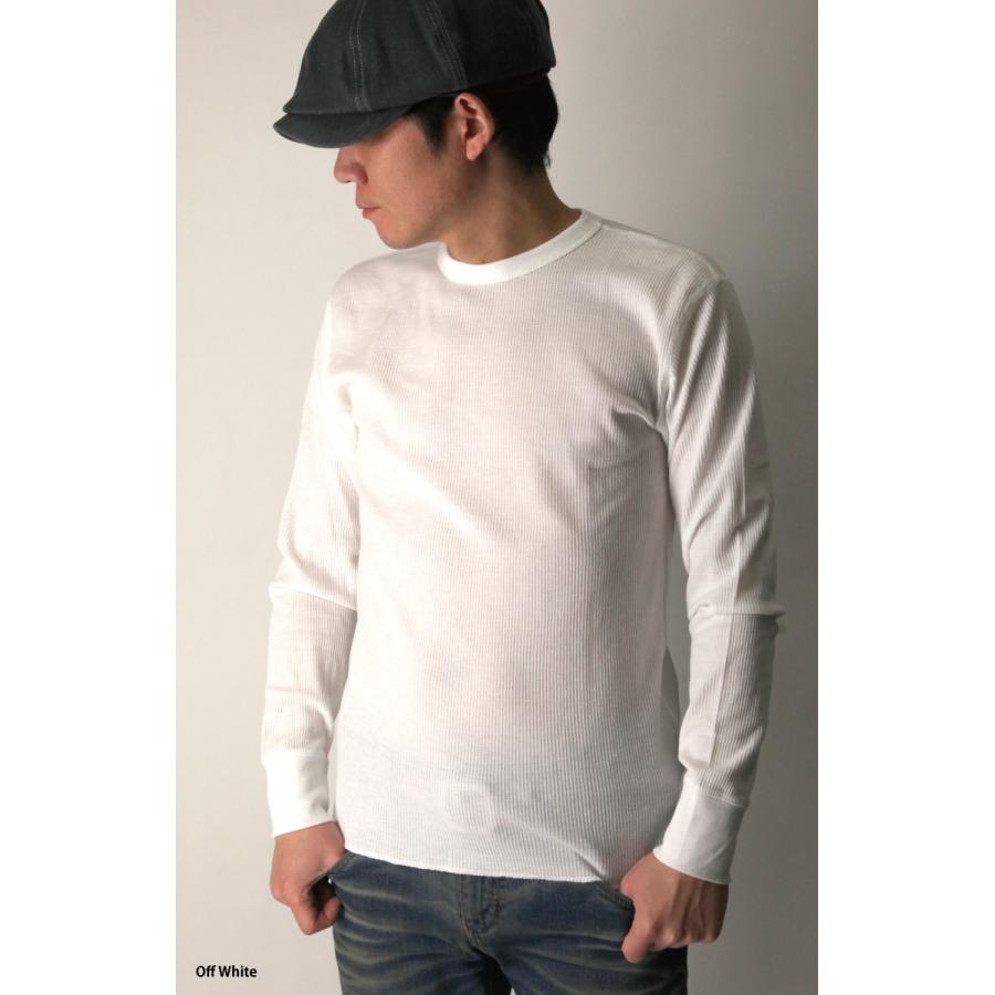 Healthknit (ヘルスニット) ロングスリーブ サーマル クルーネック T