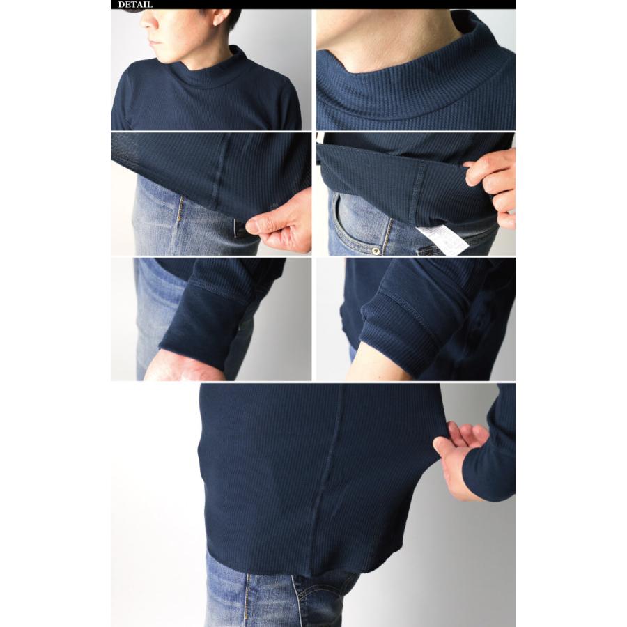 THERMAL MOCK NECK LS TEEワッフル生地モックネックTシャツ THERMAL MOCK NECK LS TEEワッフル生地モックネックTシャツ