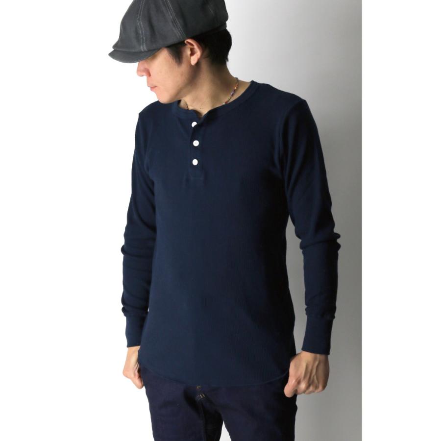 へインズ) Hanes サーマル ヘンリーネック ロングスリーブ T