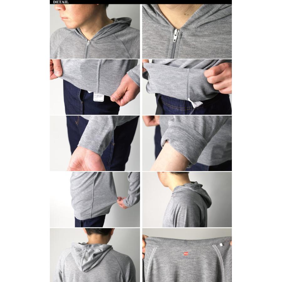 Hanes (へインズ) インセクト シールド ジップ フード Tシャツ Hanes (へインズ) インセクト シールド ジップ フード Tシャツ