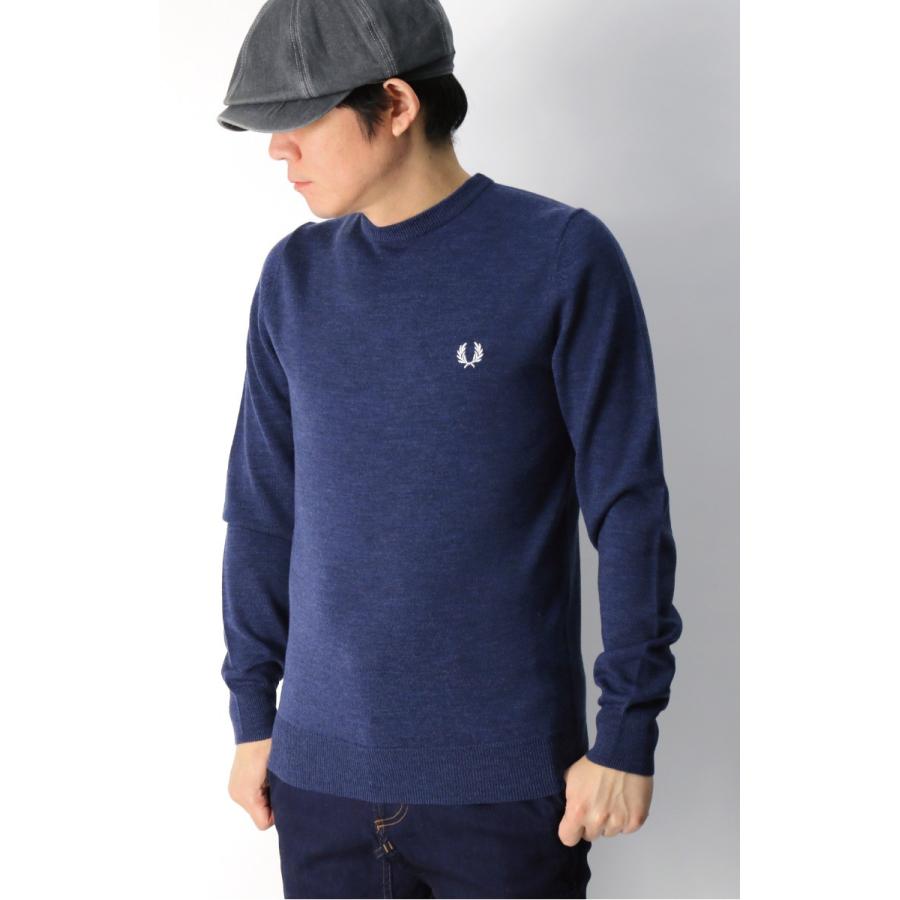 FRED PERRY (フレッドペリー) クラッシック メリノ クルーネック FRED PERRY (フレッドペリー) クラッシック メリノ クルーネック
